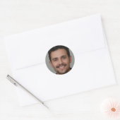Sticker Rond Suivez vos passions (Enveloppe)