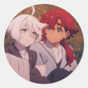 Sticker Rond SuleMio   Suletta Mercury et Miorine Rembran