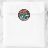 Sticker Rond Summer Feeling (Sac)