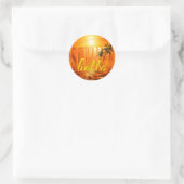 Sticker Rond Summer Sun (Sac)