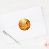 Sticker Rond Summer Sun (Enveloppe)