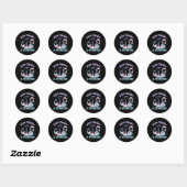 Sticker Rond Summerween Beach Halloween Ghost 1 (Feuille)