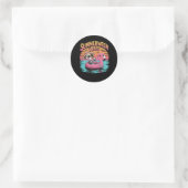 Sticker Rond Summerween - Summerween Beach - Summerween Witch - (Sac)