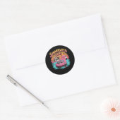 Sticker Rond Summerween - Summerween Beach - Summerween Witch - (Enveloppe)