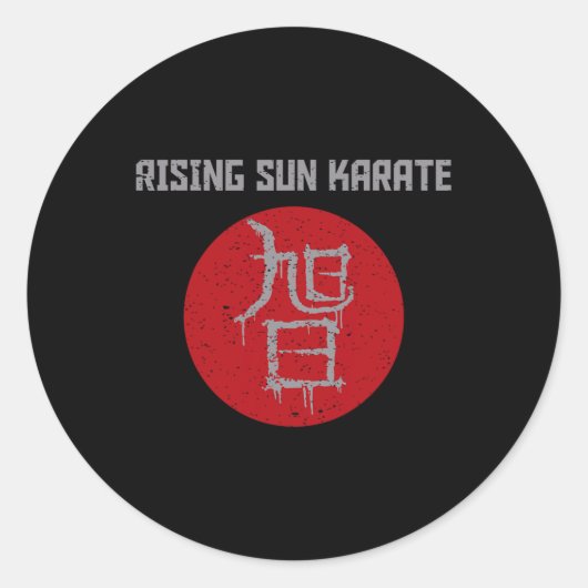 Sticker Rond Sun Kanji levant (Devant)