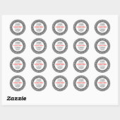 Sticker Rond SunBurst 01 Business (Feuille)
