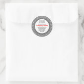 Sticker Rond SunBurst 01 Business (Sac)