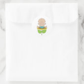 Sticker Rond Sunflower Baby Boy (Sac)
