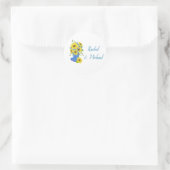 Sticker Rond Sunflower Charme Mariage (Sac)