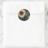 Sticker Rond Sunflower Life (Sac)