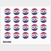 Sticker Rond Sunglass Elect Joe Biden Election présidentielle 2 (Feuille)