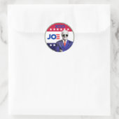 Sticker Rond Sunglass Elect Joe Biden Election présidentielle 2 (Sac)