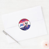 Sticker Rond Sunglass Elect Joe Biden Election présidentielle 2 (Enveloppe)