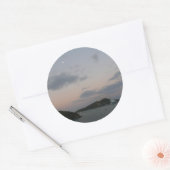 Sticker Rond Sunrise aux îles Vierges de Saint-Thomas III (Enveloppe)