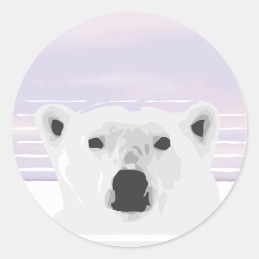 Sticker Rond Sunrise Nights (Devant)