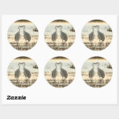 Sticker Rond Sunrise Sandhill (Feuille)