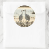 Sticker Rond Sunrise Sandhill (Sac)