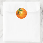Sticker Rond Sunrise Sun (Sac)
