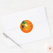 Sticker Rond Sunrise Sun (Enveloppe)