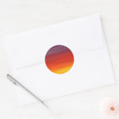 Sticker Rond Sunrise Sunset Dawn Sky (Enveloppe)