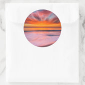 Sticker Rond Sunset abstract from Tamarack (Sac)