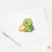 Sticker Rond Sunset Chill (Enveloppe)