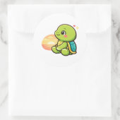 Sticker Rond Sunset Chill (Sac)