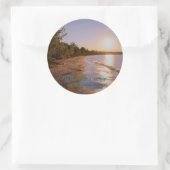 Sticker Rond Sunset de Grand Island (Sac)