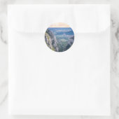 Sticker Rond Sunset in the mountains (Sac)