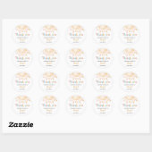 Sticker Rond Sunshine Boho Sun Anniversaire (Feuille)