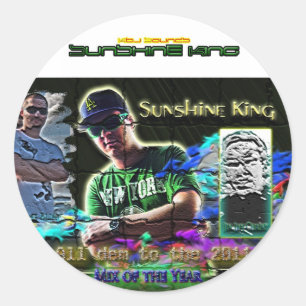 Sticker Rond Sunshine King 2011