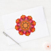 Sticker Rond Sunshine Mandala (Enveloppe)
