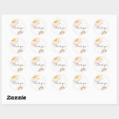 Sticker Rond Sunshine Merci Rainbow Boho Sun Anniversaire (Feuille)