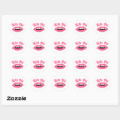 Sticker Rond Super "Bite Me" (Feuille)