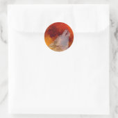 Sticker Rond Super Blood Wolf Moon 2019 (Sac)