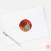 Sticker Rond Super Blood Wolf Moon 2019 (Enveloppe)