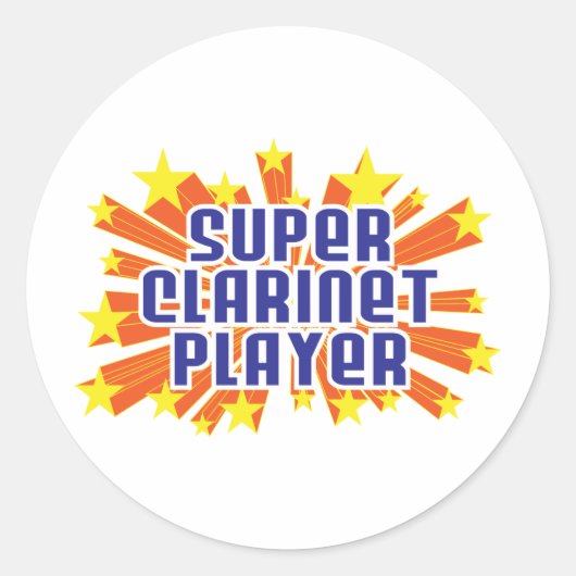 Sticker Rond Super Clarinet (Devant)