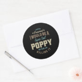 Sticker Rond Super Cool Poppy (Enveloppe)