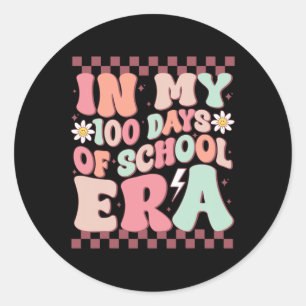 Sticker Rond Super Dans Mes 100 Jours De L'Ère Scolaire Enseign
