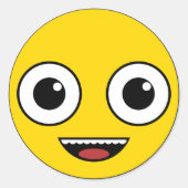 Sticker Rond Super Face (Devant)