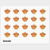 Sticker Rond Super Femme (Feuille)