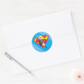 Sticker Rond Super Hero filles Supergirl DC (Enveloppe)