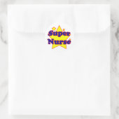 Sticker Rond Super infirmière (Sac)