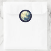 Sticker Rond super lune ! (Sac)