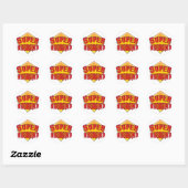 Sticker Rond Super Mari (Feuille)
