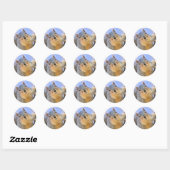 Sticker Rond Super mignon (Feuille)