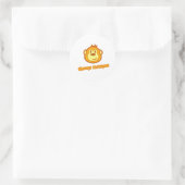 Sticker Rond Super mignon singe (Sac)