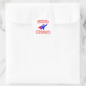 Sticker Rond Super musulman (Sac)