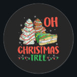 Sticker Rond Super Oh Christmas Tree Cakes Debbie Becky Jen Ca<br><div class="desc">Super Oh Christmas Tree Cakes Debbie Becky Jen Amateurs de gâteaux</div>