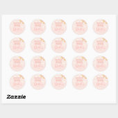 Sticker Rond Super One Retro Floral 1er (Feuille)